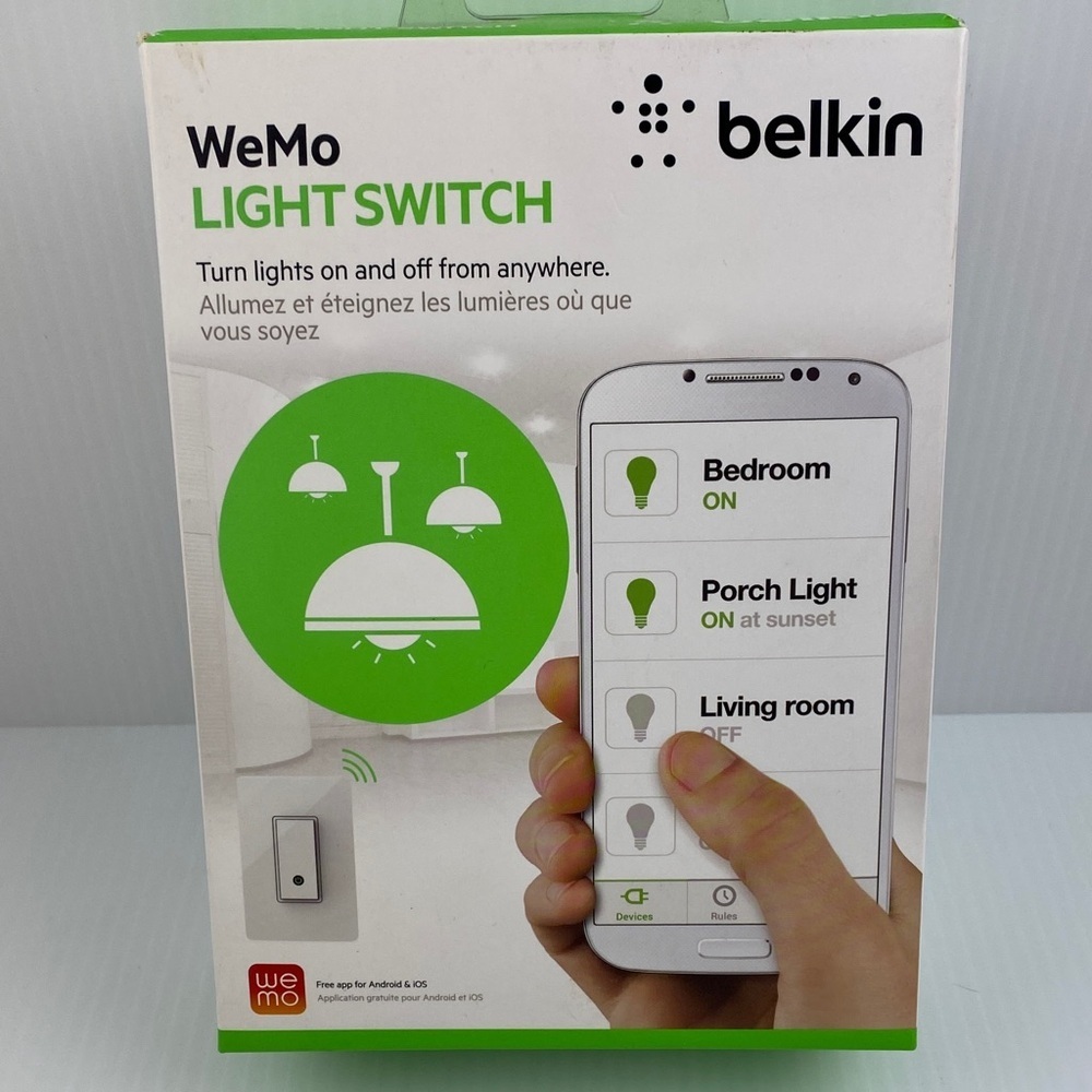 NEW Belkin WeMo Smart Light Switch